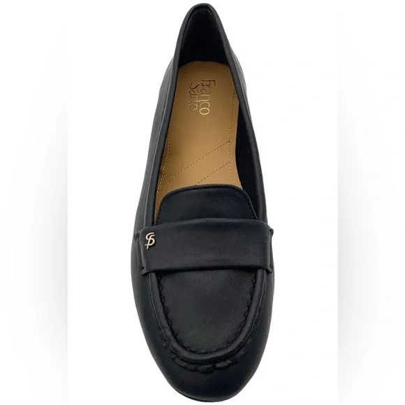 FRANCO SARTO FARIS LEATHER LOAFERS IN BLACK 7.5 - Picture 3 of 9